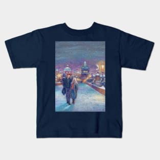 Prague on Christmas Kids T-Shirt